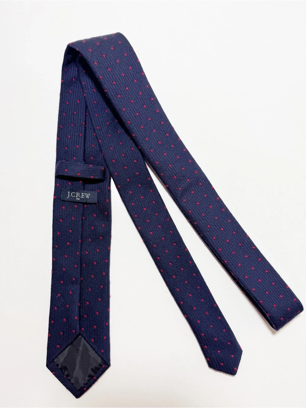J. Crew Wool/Silk Blend Slim Tie